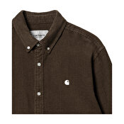 Carhartt WIP L/S Madison Cord Shirt, Buckeye/Wax