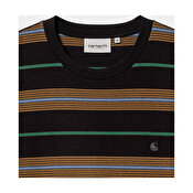 Carhartt WIP L/S Haynes T-Shirt, Haynes Stripe, Black