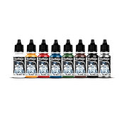 Vallejo Model Color Set Wargame Basics 8 x 17 ml
