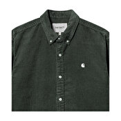 Carhartt WIP L/S Madison Cord Shirt, Boxwood / Wax