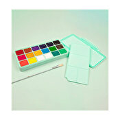 Himi Gouache Paint Set, 30ml/18colors, Jelly Cup, Green