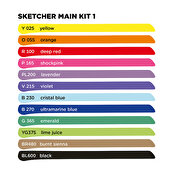 Molotow Sketcher 12-set Main Kit 1
