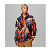 Columbia Helvetia Printed Half Snap Fleece, Teak Brown Soar