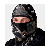 Carhartt WIP Blevin Mask, Camo Feather Tree, Black