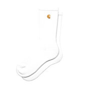 Carhartt WIP Chase Socks, White / Gold