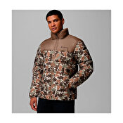 Columbia Puffect IV Printed Jacket, Fossil Puzzle
