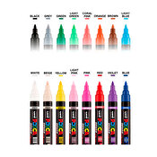 Uni Posca Brush PC-5BR, 16-Set