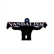 4608 Vandalism Knitted Scarf, Black