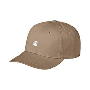 Carhartt WIP Madison Logo Cap, Leather/White