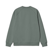 Carhartt WIP Chase Sweat, Velvet Green/Gold