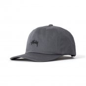 Stussy Stock Low 6-panel, Charcoal