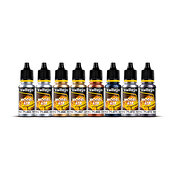 Vallejo Model Air Set Metallic Colors 8 x 17 ml