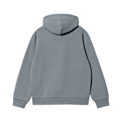 Carhartt WIP Hooded Carhartt Sweat, Dove Grey/Black