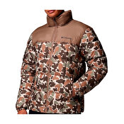 Columbia Puffect IV Printed Jacket, Fossil Puzzle