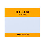 Molotow Hello My Name is Sticker Set orange
