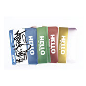 Montana Hello My Name Is Metallic Stickers, 100-pack