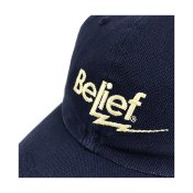 Belief Bolt 6-Panel Cap, Navy