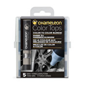Chameleon 5 Color Tops Gray Tones Set