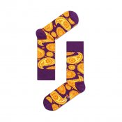 Happy Socks Paisley, Purple Yellow