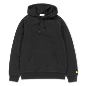 Carhartt WIP Hooded Chase Sweat, Black/Gold