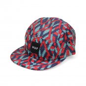 HUF Southwest Volley 5-panel, Navy Red