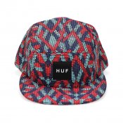 HUF Southwest Volley 5-panel, Navy Red