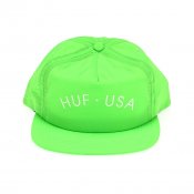 HUF USA Snapback, Hot Lime