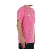 HUF USA Washed Script Tee, Light Pink