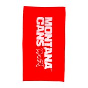 Montana Cans Beach Towel, Red