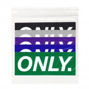 X-ONLY Block Logo Sticker, Mix