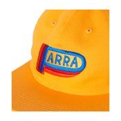 Parra Garage Oil 6-Panel Cap, Gold yellow