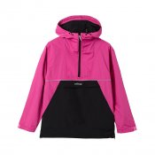 Stussy Reflective Sports Pullover, Berry