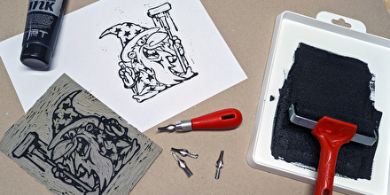 Learn linoleum printing at home