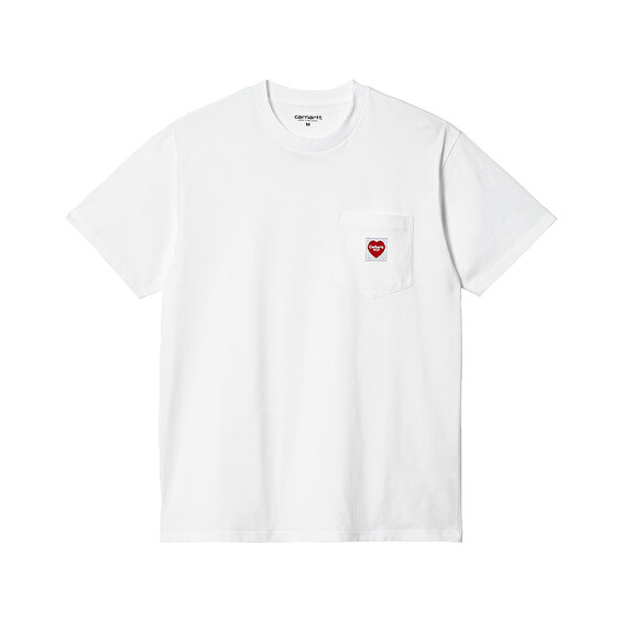 Carhartt WIP S/S Pocket Heart T-Shirt, White