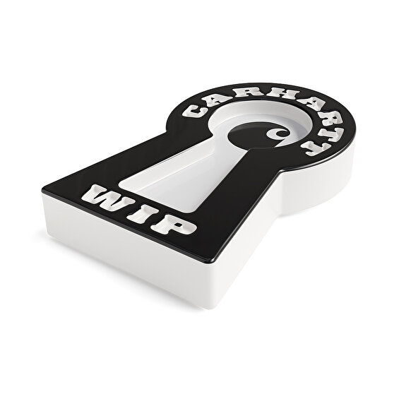 Carhartt WIP Locked Cone Incense Holder, White/Black