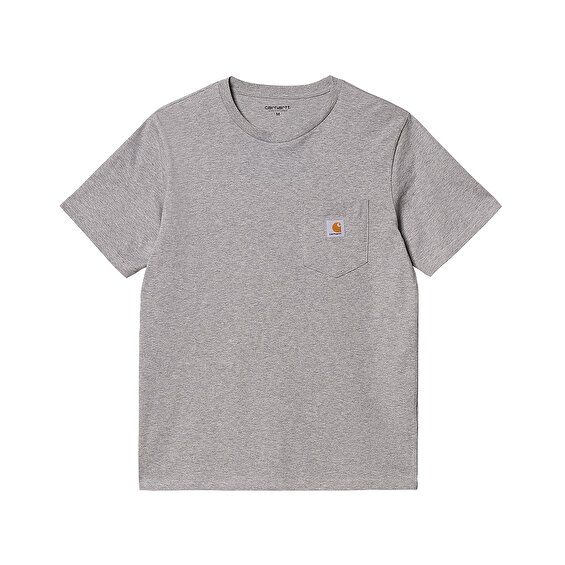 Carhartt WIP S/S Pocket T-Shirt, Grey Heather