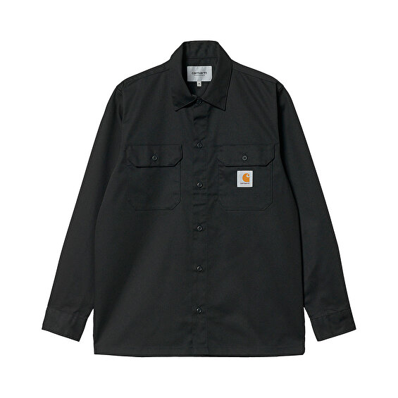 Carhartt WIP L/S Master Shirt, Black