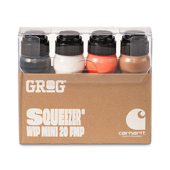 Carhartt WIP X Grog Mini 20 Squeezer Set, Multicolor