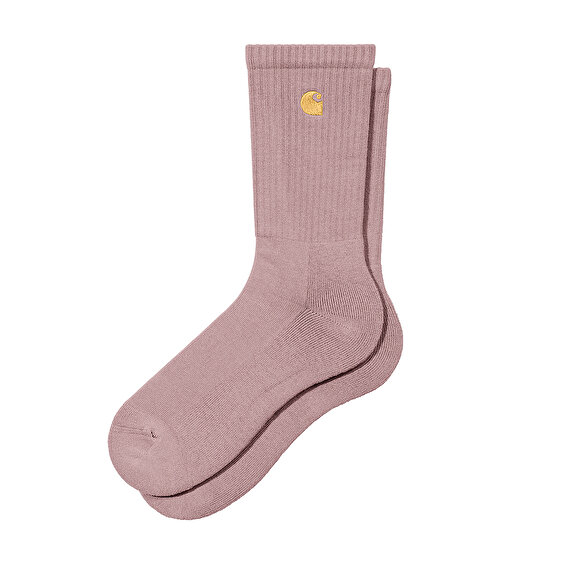 Carhartt WIP Chase Socks, Glassy/Pink