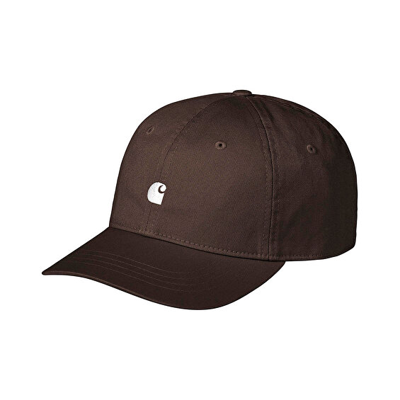 Carhartt WIP Madison Logo Cap, Tobacco/White