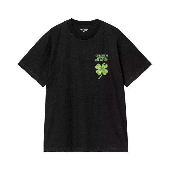 Carhartt WIP S/S Clover T-Shirt, Black