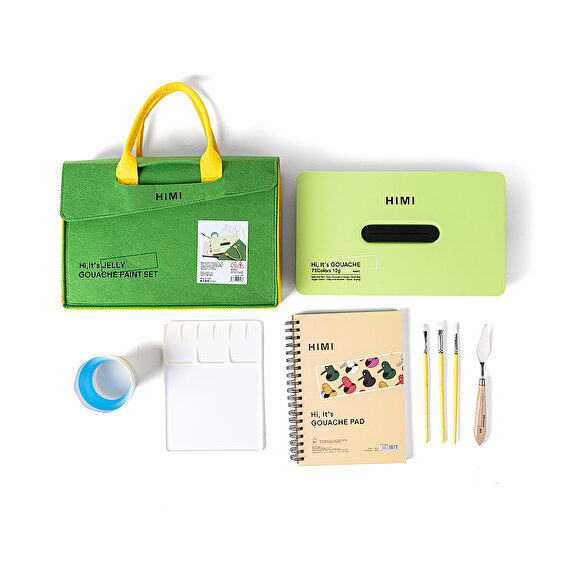 Himi Gouache Paint Set Twin Cups 12g/72 colors