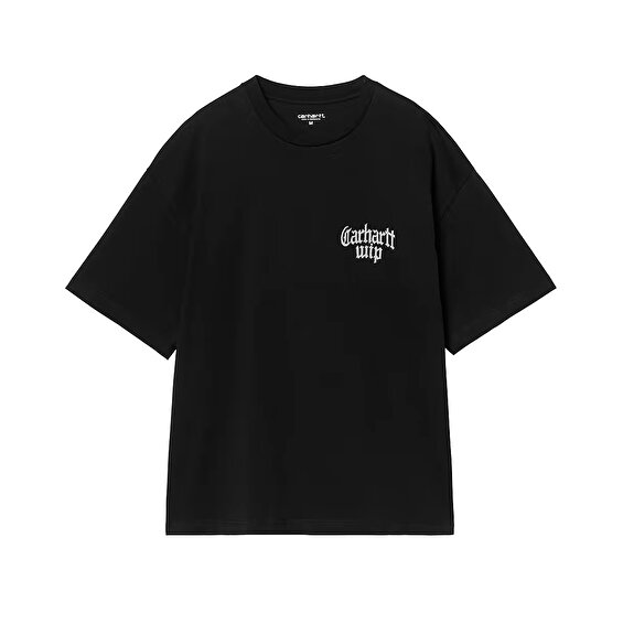 Carhartt WIP S/S Blackletter T-Shirt, Black