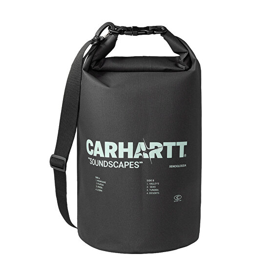 Carhartt WIP Soundscapes Dry Bag, Black/Yucca