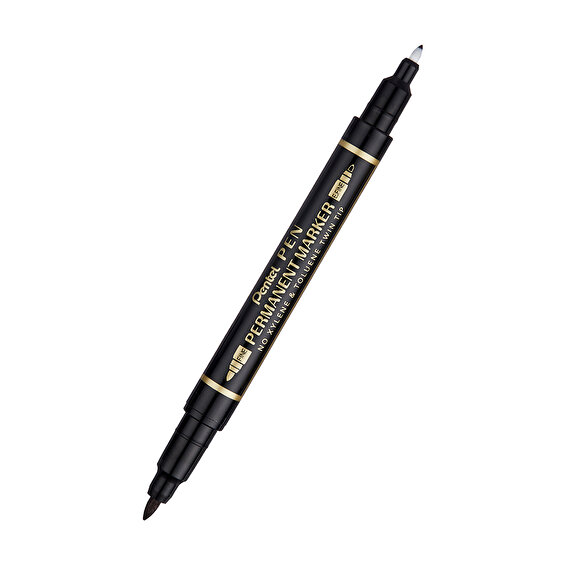Pentel Twin Tip Marker N75W-A, Black