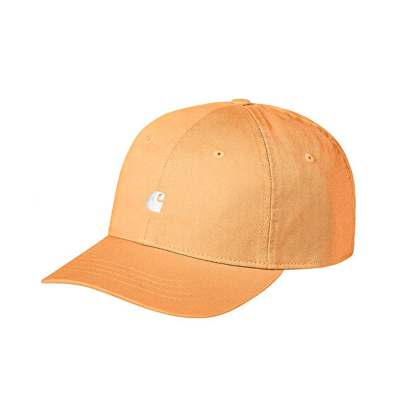 Carhartt WIP Madison Logo Cap, Gentle Orange/White
