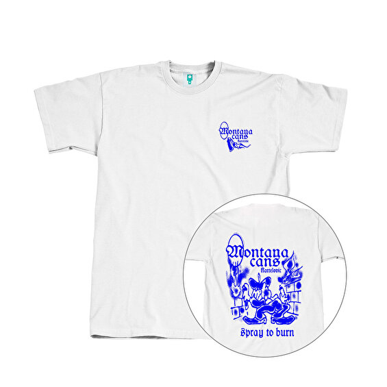Montana Cans Spray to Burn T-shirt, White