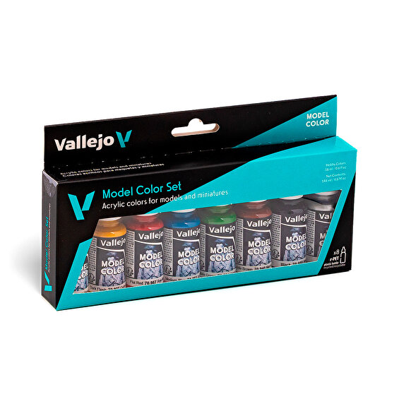 Vallejo Model Color Set Wargame Basics 8 x 17 ml