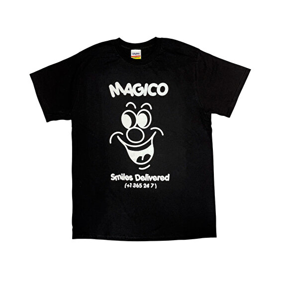 Mágico Smiles Delivered, T-Shirt, Black