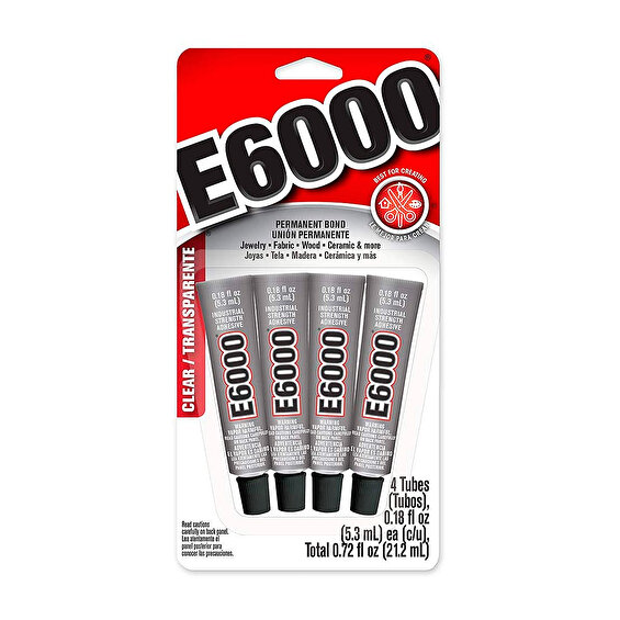 Eclectic E6000 Mini Tubes Lim, 5.3ml 4-set